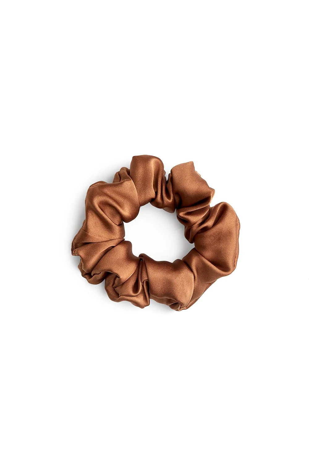 Silk scrunchie large Golden Sunset
